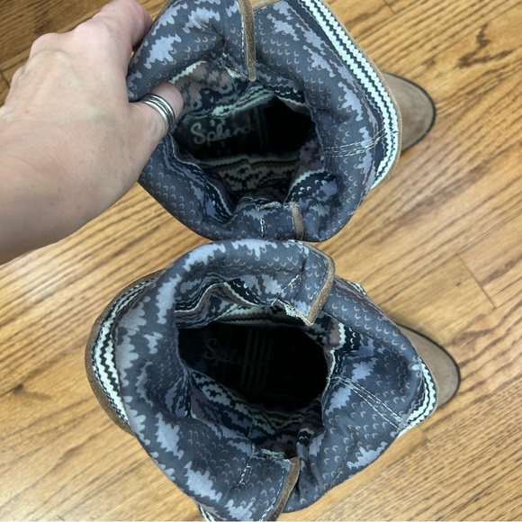 Splendid | Suede Buckle Tall Heeled Boots - Picture 10 of 12